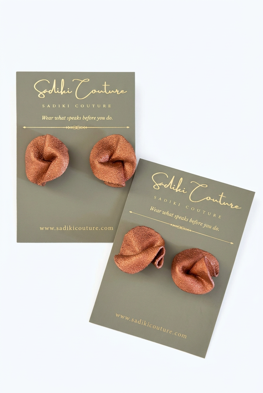 Copper Bloom Statement Earrings