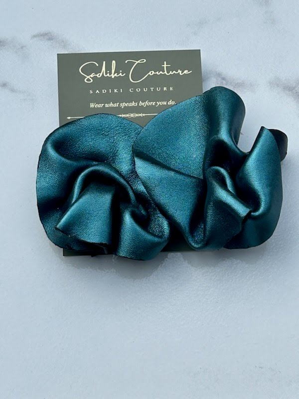 Teal Bloom Earrings