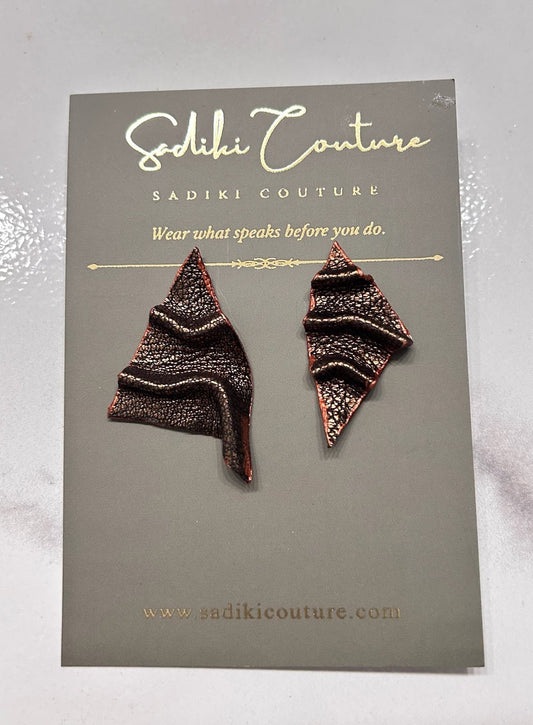 Copper Mantra Earrings
