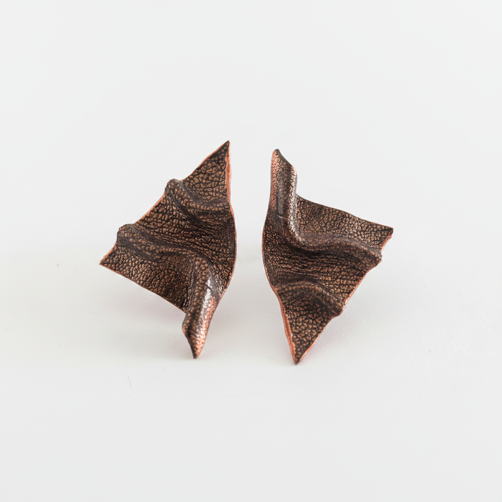 Copper Mantra Earrings