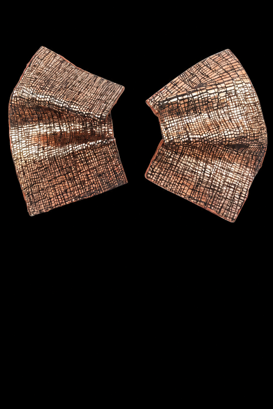 Bow Bow Leather Earrings