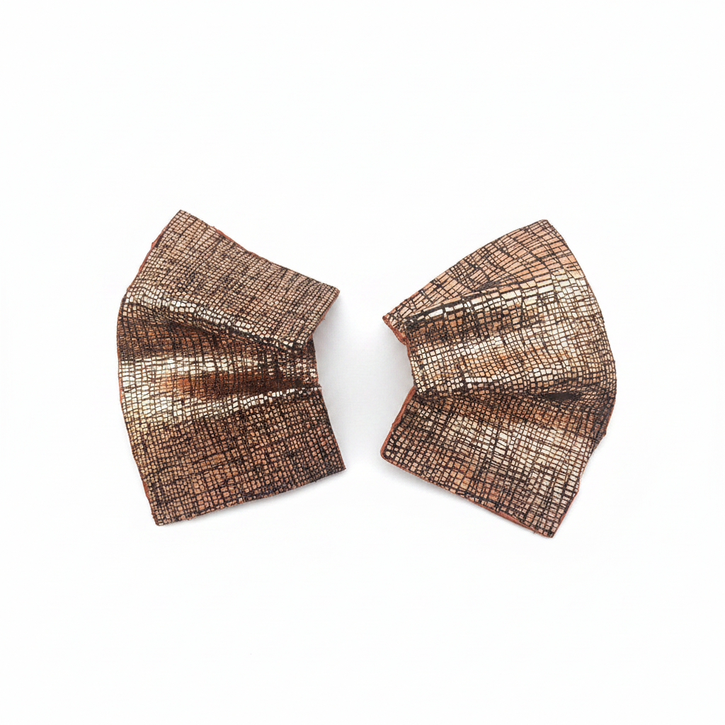 Bow Bow Leather Earrings